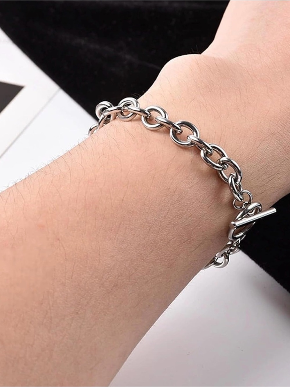 925 Sterling Silver Plated Heart Charm Bracelet. NWT.